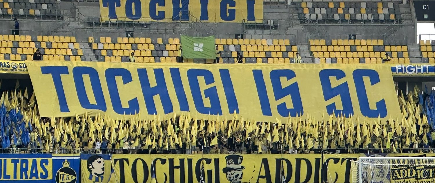 TOCHIGI IS SC のビッグフラッグ